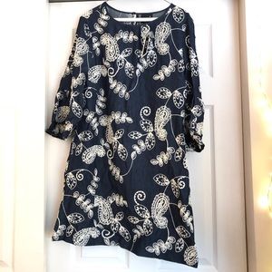 Dressbarn Navy Dress
